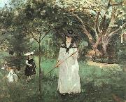 Berthe Morisot The Butterfly Chase oil painting picture wholesale